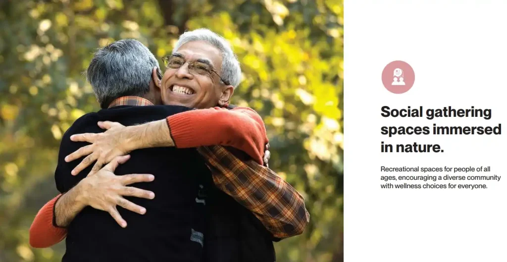 Assetz code name The First Bloom Social gathering spaces immersed in nature