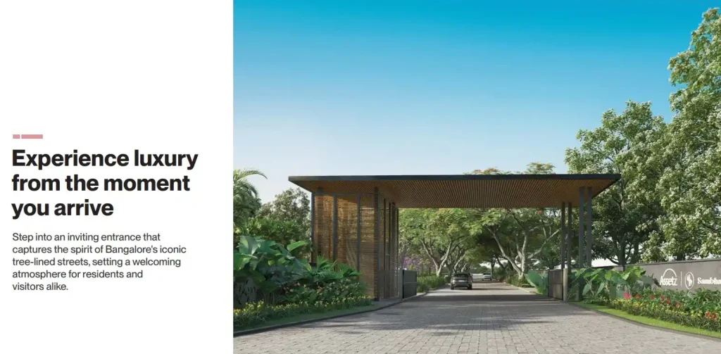 Assetz code name The First Bloom grand entrance wide angle image