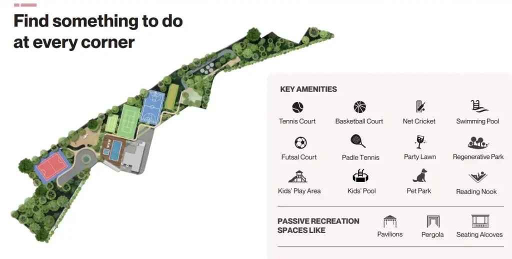 Assetz code name The First Bloom key amenities