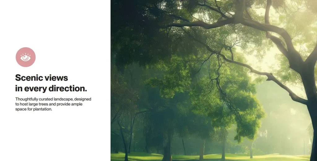 Assetz code name The First Bloom scenic views